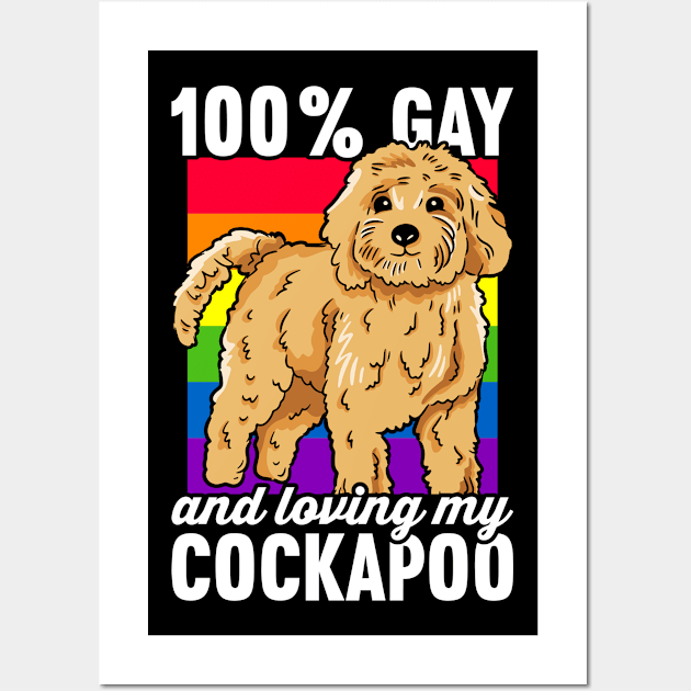 Cockapoo Wall Art by medd.art